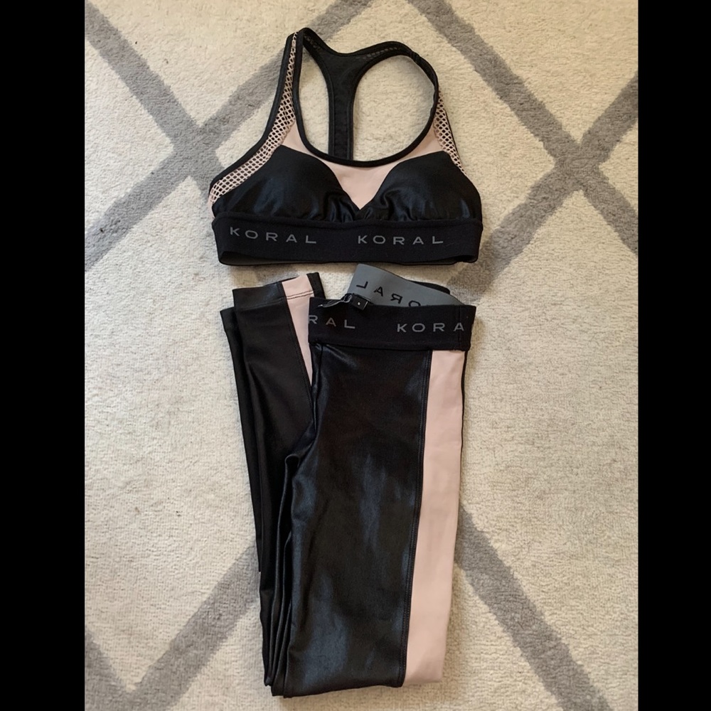Koral leggings & sports bra set.